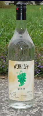 Flasche Weinhefe